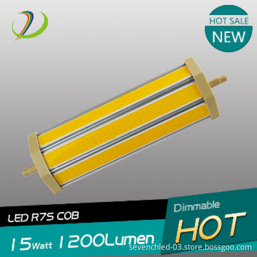 Dimmable r7s15w led cob light better for heat dissipation